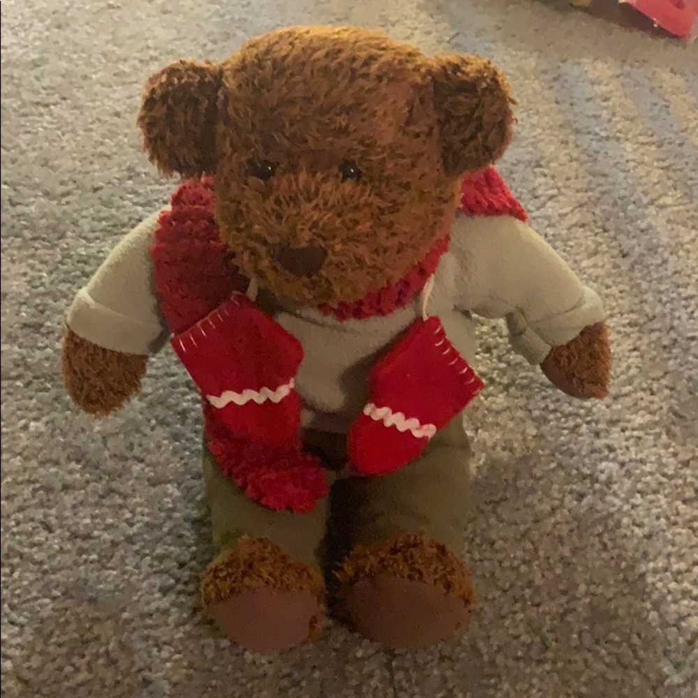 Hallmark holiday bear.
